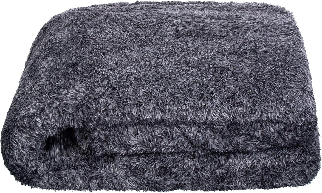 Brandsseller Teddyfleece Kuscheldecke | Melange | Flauschig Beidseitig | Hochwertige Weiche Wohndeck