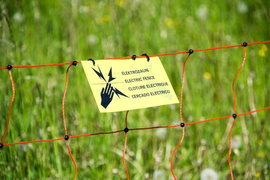 horizont Hundezaun easy für grössere Hunde, Höhe 90 cm, Länge 50 m, mit Doppelspitze, Hundenetz, Ele