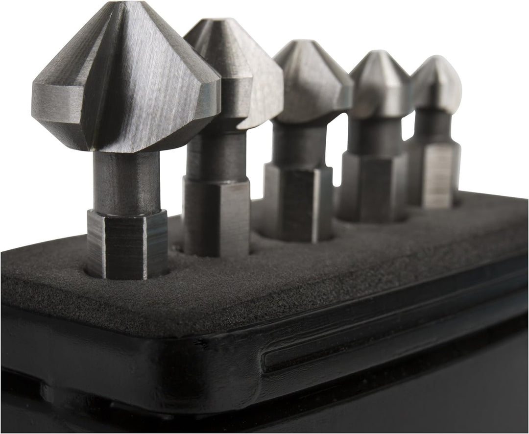 STIER Kegelsenker Set 5-teilig Bit-Schaft 1/4" 5-tlg, 5-tlg