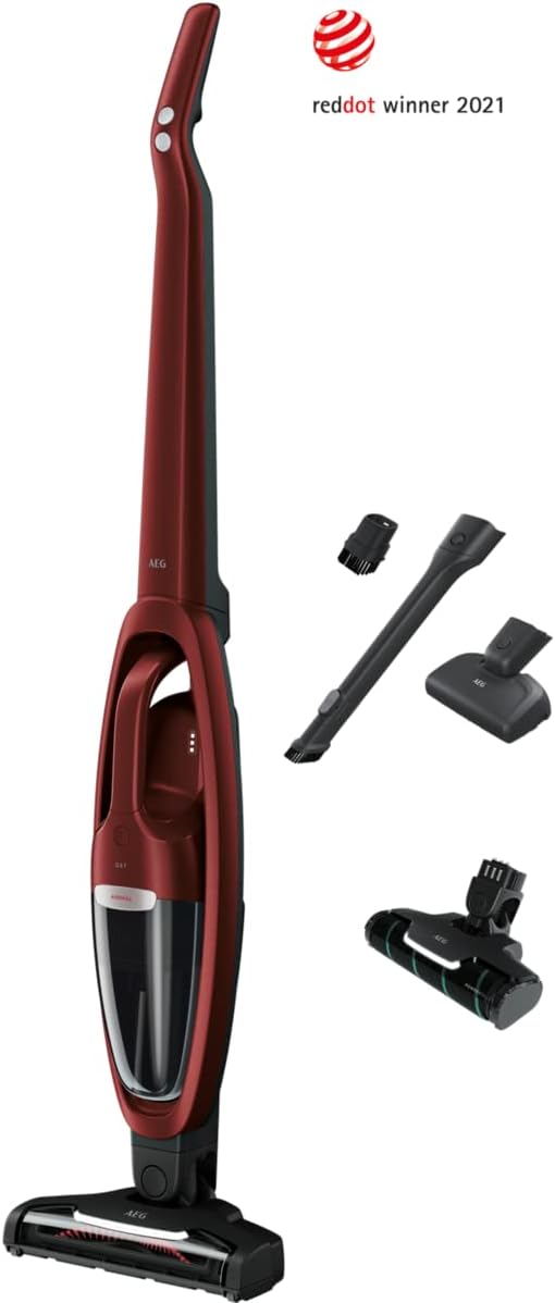 AEG QX7-1ULTAN 2in1 Akku Staubsauger / schlanke Bauform / Power-Softrolle + Multi-Bodendüse / Hartbö