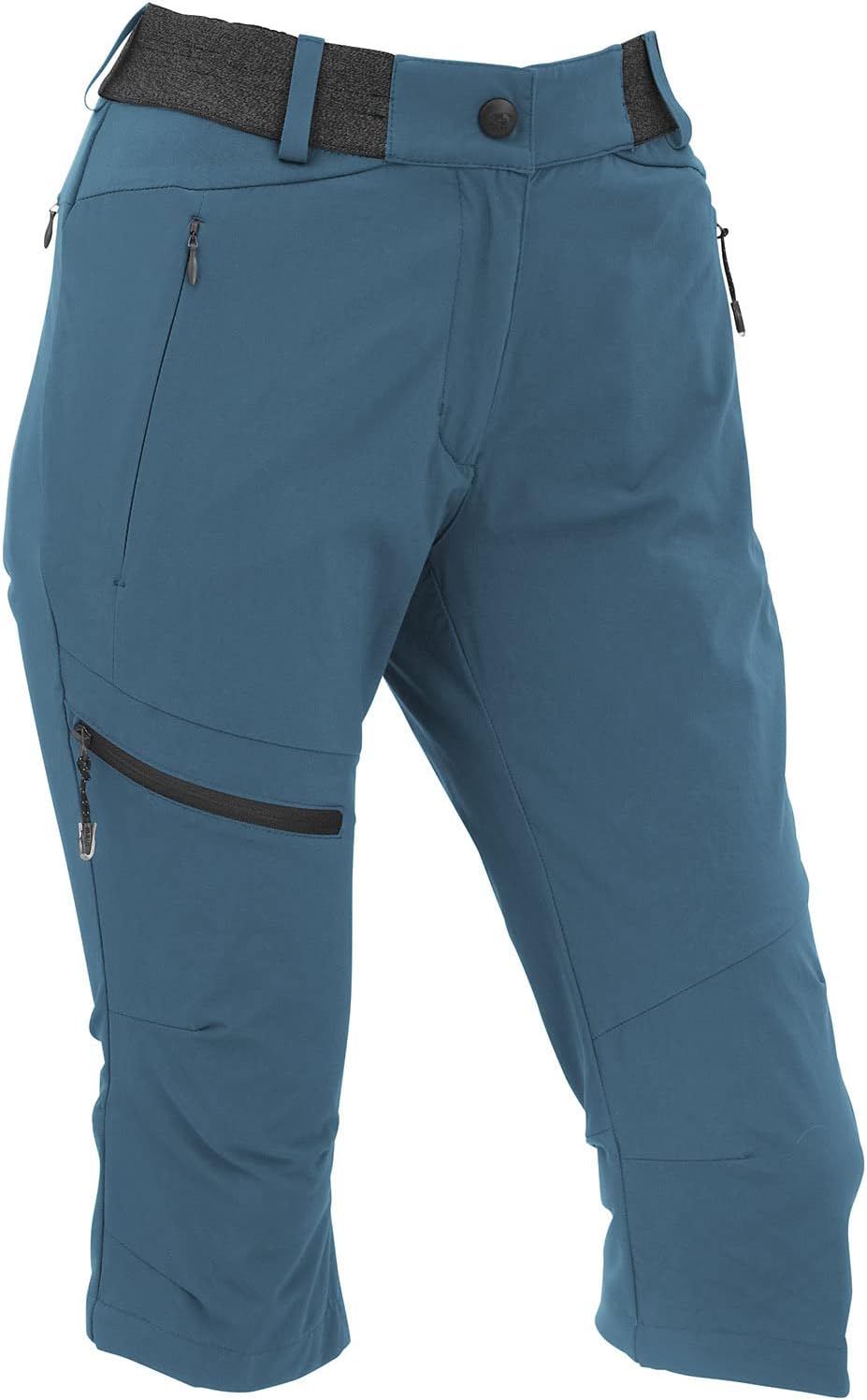 Maul Entlen Ultralight-Caprihose Damen Wanderhose schwarz 34 Blau, 34 Blau