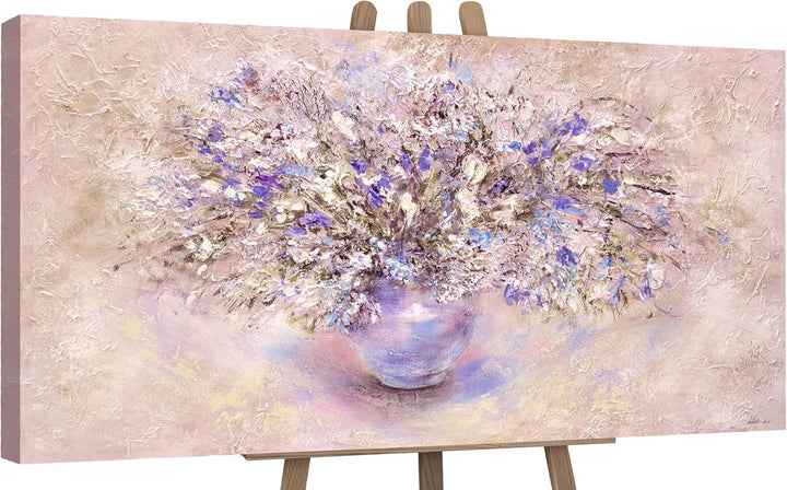 YS-Art Abstrakt Stil Acryl Gemälde auf Leinwand Stillleben handgemalt Wandbilder Wohnzimmer modern B