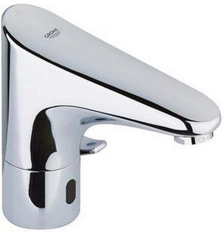 Grohe Europlus E | Infrarot-Waschtischarmatur mit Temperaturregulierung, batteriebetrieben | chrom |
