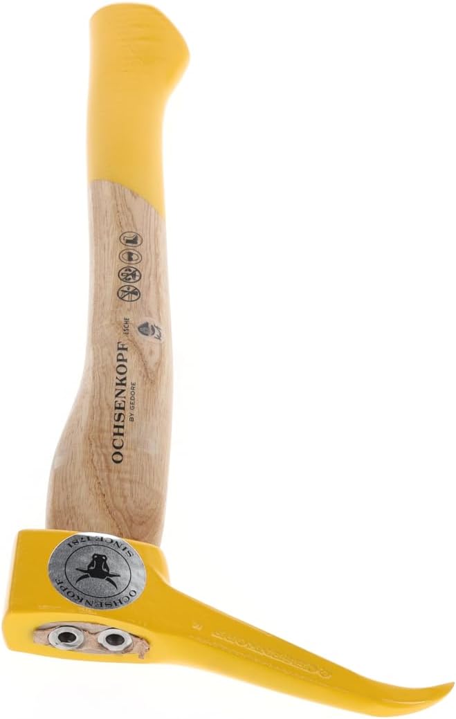 OCHSENKOPF Handsappie, Stiel aus Eschenholz, 380 mm, 775 g, für Holz, Forstwerkzeug, OX 173 E-0500 S