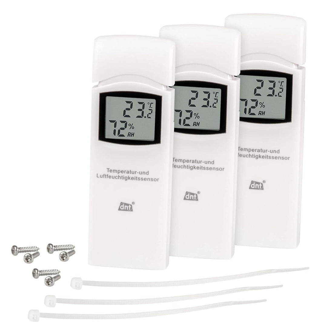 DNT 3er-Spar-Set Zusatz-Thermo-/Hygrosensor DNT000005 RoomLogg PRO WeatherScreen PRO