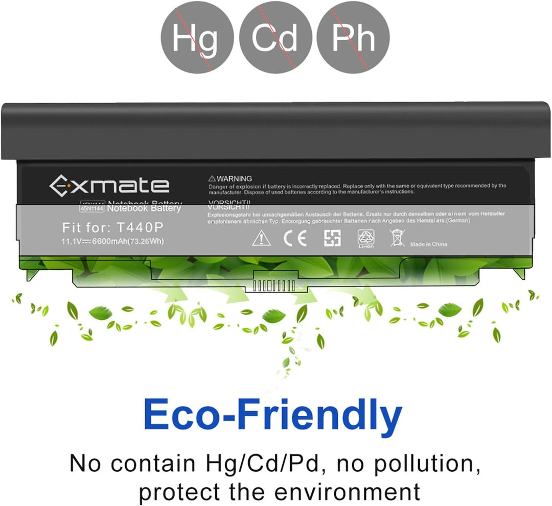 6600mAh 9 Zelle Laptop-Akku 45N1144 45N1149 45N1151 45N1153 0C52863 0C52864 für Lenovo ThinkPad T440