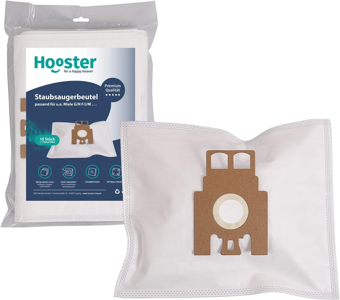10 Staubsaugerbeutel für Miele S8340 + 1 Filter kompatibel mit Miele SF-AA 50 Air Clean | S 8340 Pow
