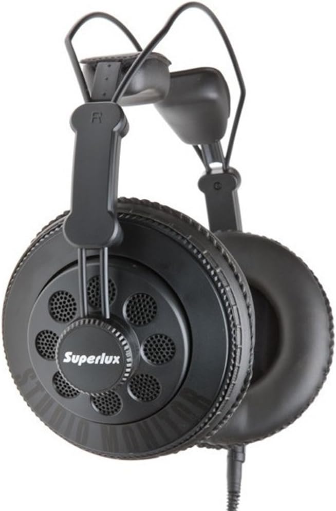 Superlux HD668B Studio-Kopfhörer Schwarz, Schwarz