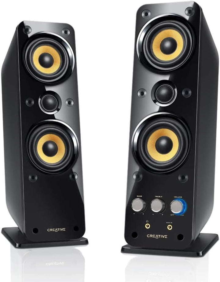 Creative GigaWorks T40 Series II - 2.0 Lautsprechersystem (Hi-Fi, Stereo/AUX-IN, Line-IN/16W RMS) sc