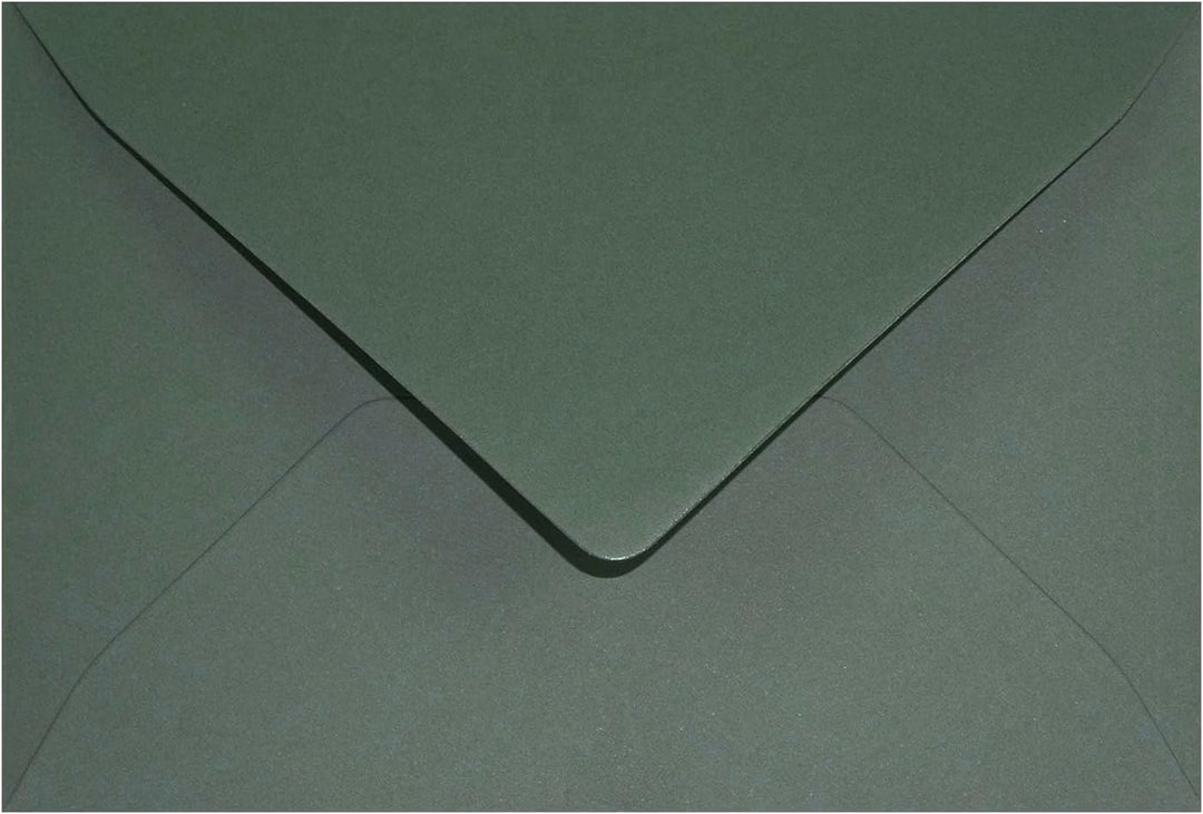 Netuno 500 Briefumschläge Algen-Grün DIN B6 125 x 175 mm120g Keaykolour Sequoia Luxus-Umschläge bunt