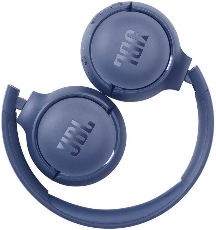 JBL Tune 510BT – Bluetooth On-Ear Kopfhörer in Blau – Faltbare Headphones mit Freisprechfunktion – K