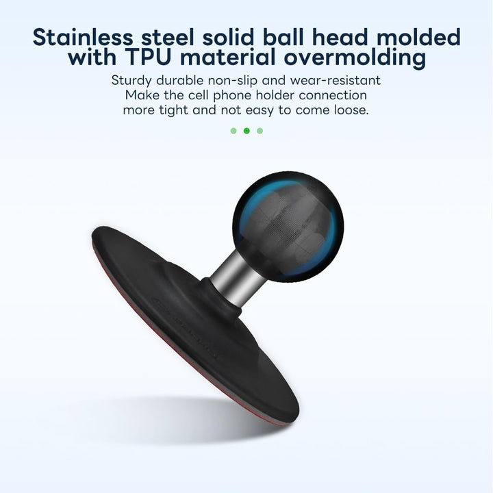 FANAUE 1 Zoll Kugelkopf Magnetständer Halterung Kompatibel mit RAM Mount B Grösse Doppelsockelarm, 1