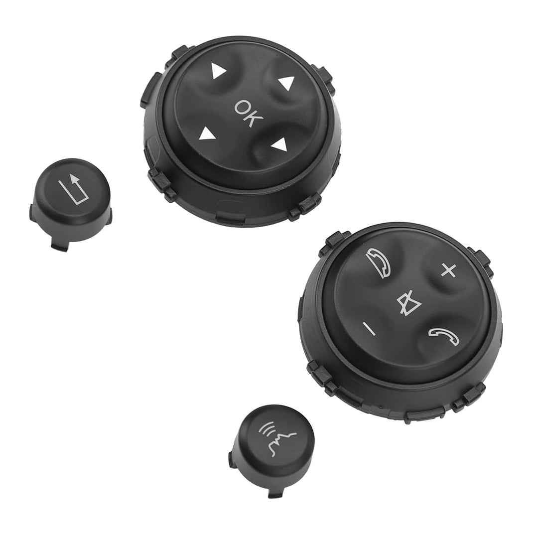 Auto-Lenkrad-Schalter-Tasten, 4 Stück Lenkrad-Steuer-Schalter-Taste, Ersatz für W221 S280 2006-2009