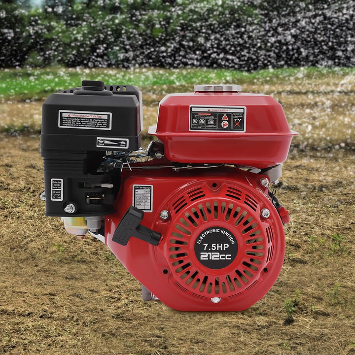 BJTDLLX 7.5 PS 210cc Benzinmotor Kartmotor Standmotor Antriebsmotor 4 Takt 3600 U/min Ersatzmotor 20