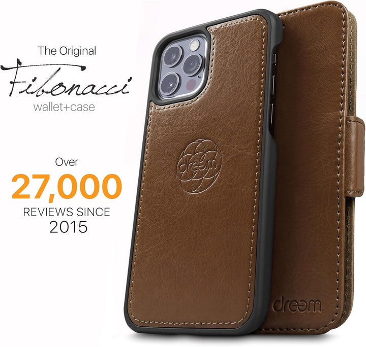 Dreem Fibonacci 2in1 Handyhülle Flipcase für iPhone 12 Pro Max | Magnetisches iPhone Case | TPU Etui