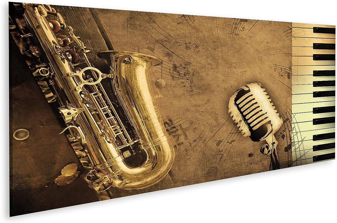 islandburner Bild auf Leinwand Dirty Music Background Mit Klavier Und Sepia Bilder Wandbilder Poster