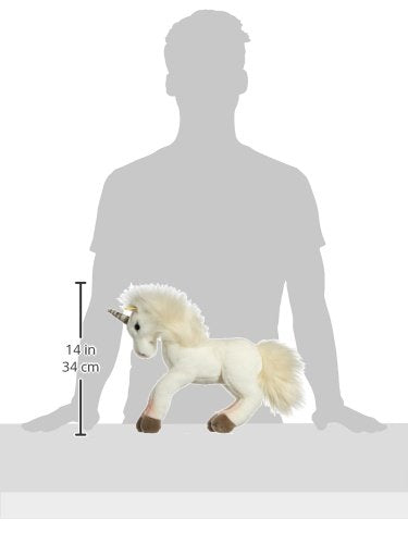 Steiff Starly Einhorn - 35 cm - Schlenkertier für Kinder - Plüscheinhorn - weich & waschbar - Unicor