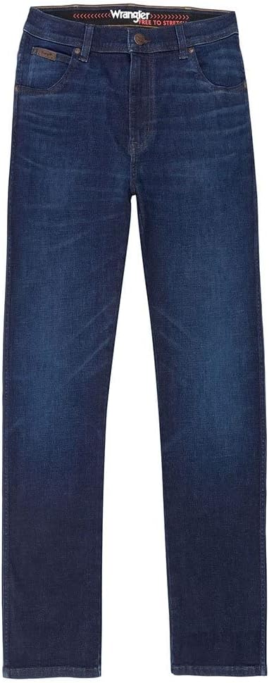 Wrangler Herren Jeans Texas Slim - Blau - Lucky Star W29-W50 Stretch Baumwolle 30W / 32L Convoy, 30W