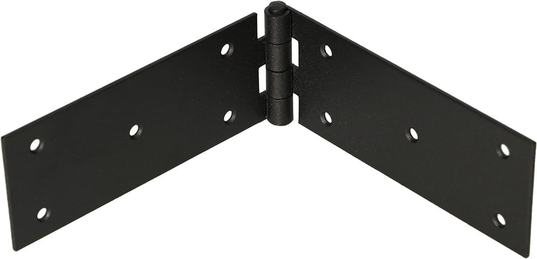 KOTARBAU® 10er Set Türscharnier Kistenband Möbelscharnier 250x50 mm Gerollt Schwarz 250x50 mm 10er S