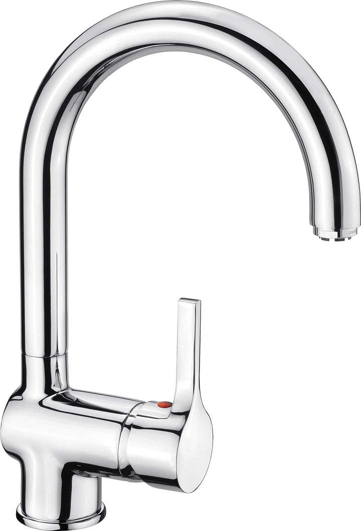 Cornat Spültisch-Einhebelarmatur "Skagen" - Robuster Druckgusskörper - verchromt - Hoher & schwenkba