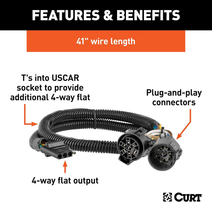 CURT MANUFACTURING INC. 55384 T-CONNECTOR