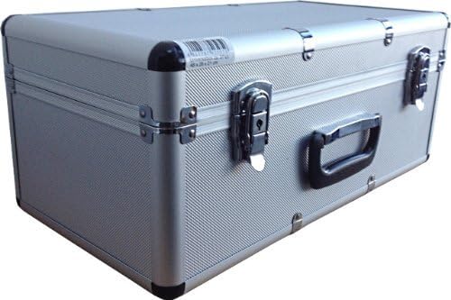 Transportkoffer mit hochwertigem Aluminiumrahmen, stossfestem ABS Korpus und hochwertigen Metallvers