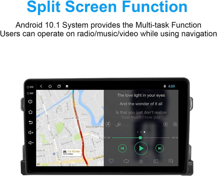 LEXXSON Android 10.1 Autoradio für Suzuki Grand Vitara 2006-2013 | 9-Zoll-AM-FM-RDS-Radio mit GPS-Na