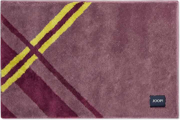 JOOP! Badteppich Checks Farbe Mauve Grösse 60x90cm Mauve 60 x 90 cm, Mauve 60 x 90 cm