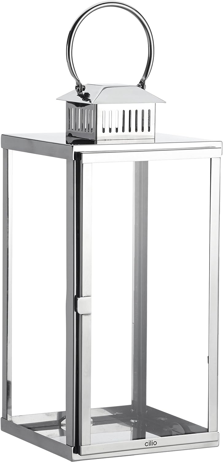 Cilio 293630 Edelstahl-Laterne