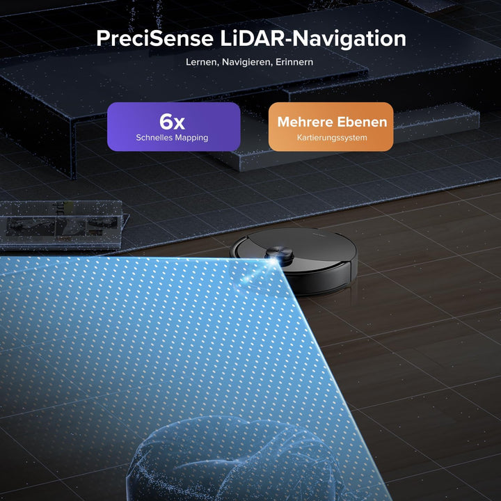 roborock Q10 S5+ Set Saugroboter mit Wischfunktion, 10.000 Pa HyperForce Saugkraft, Dual Anti-Tangle