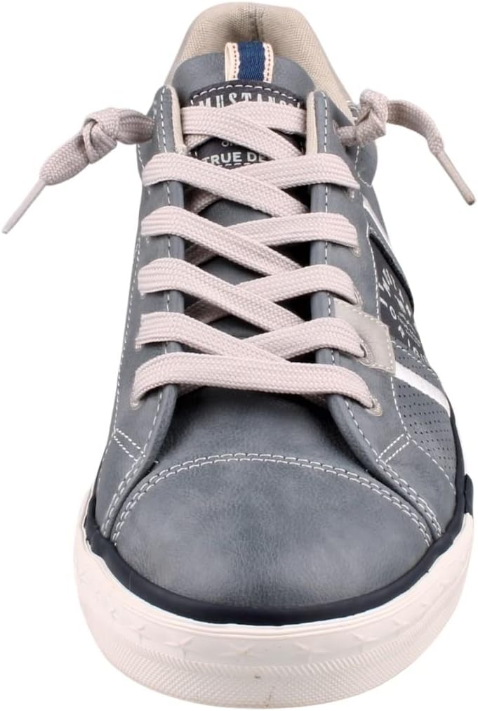 MUSTANG Herren Sneaker Schnürhalbschuh 42 EU Sky, 42 EU Sky