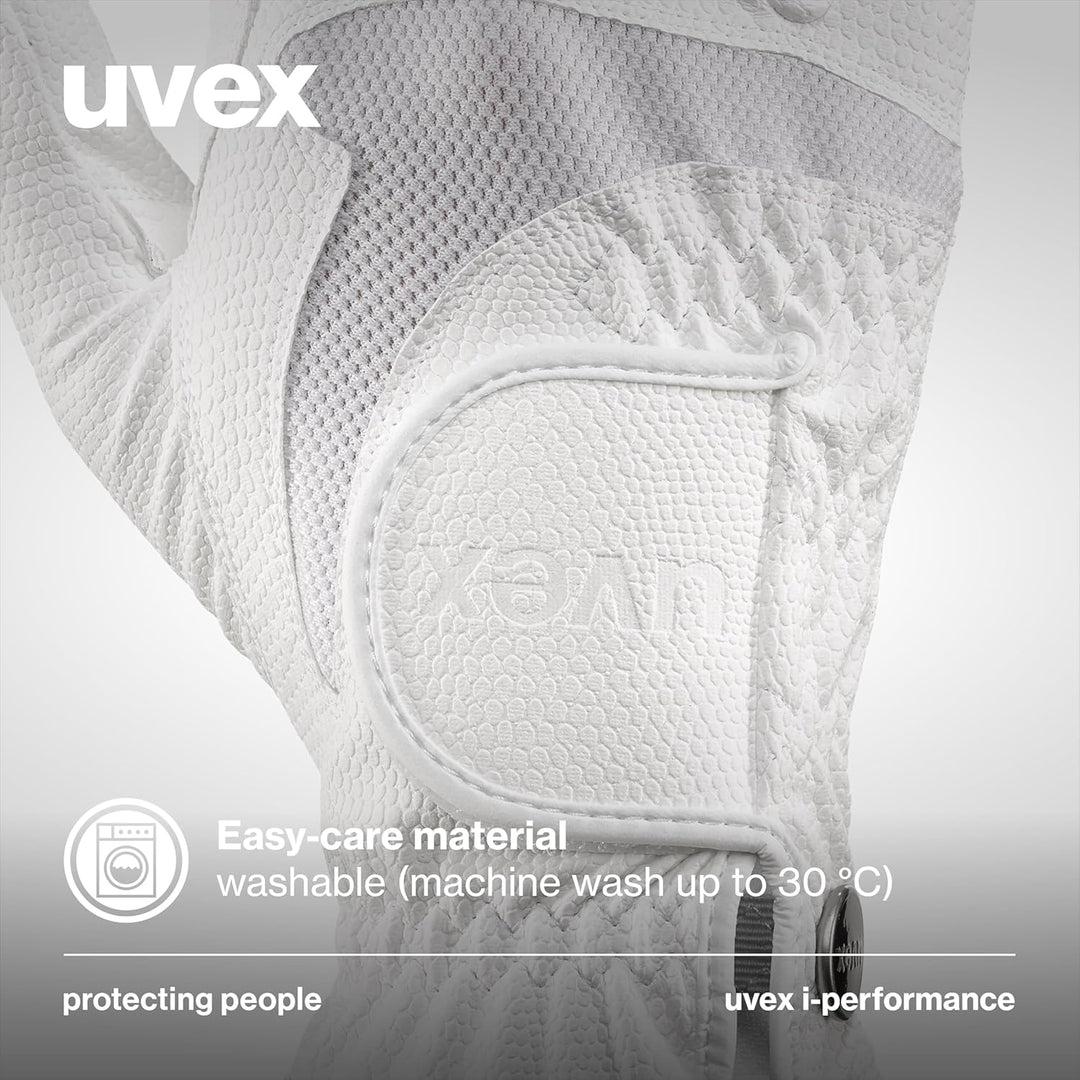 Uvex I-Performance 2 Reithandschuhe 7.5 Weiss, 7.5 Weiss