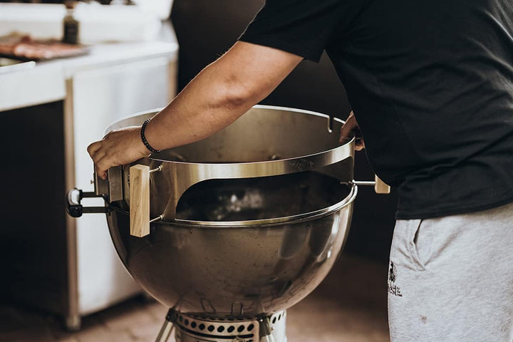 MOESTA-BBQ 10085 Smokin' PizzaRing Pizzaset für Kugelgrill Ø 57cm mit Pizzastein, Pizzablech, Pizzas