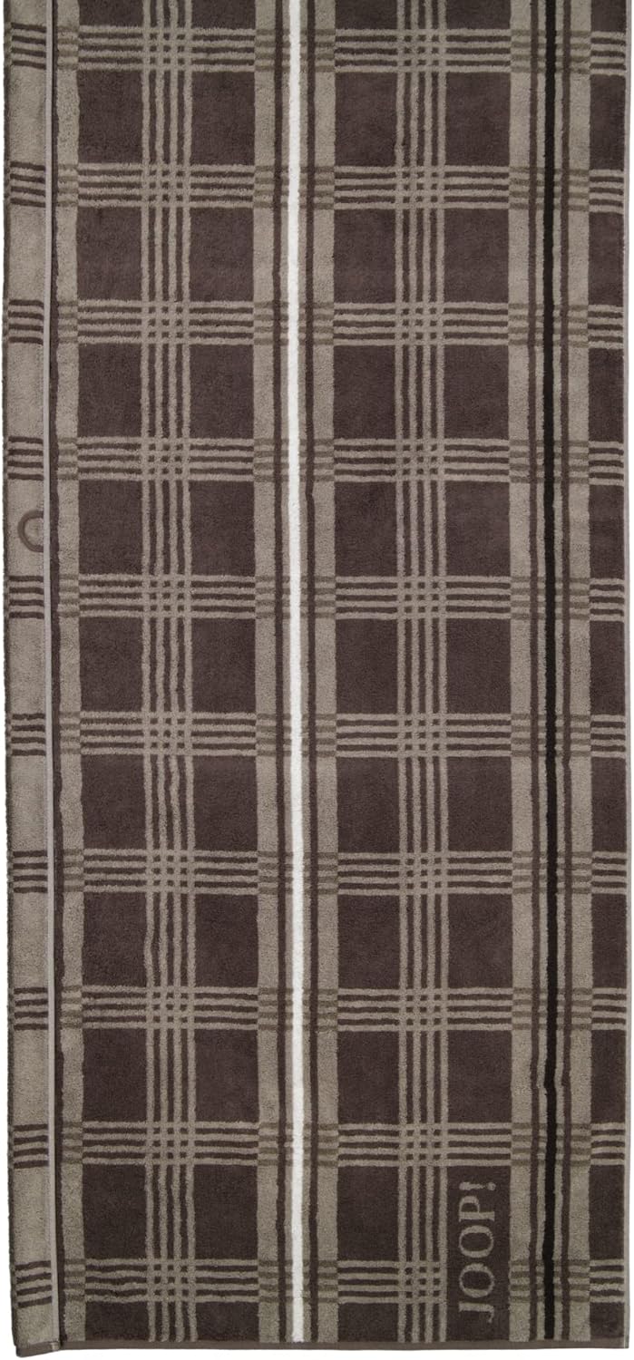 JOOP! Saunatuch Checks Checked 1685 | 36 graphit - 80 x 200