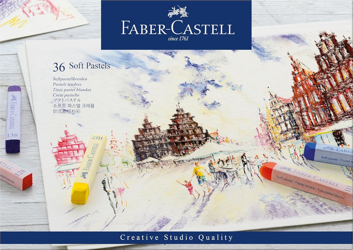 Faber-Castell 128336 - Softpastellkreide STUDIO QUALITY, 36er Etui, A
