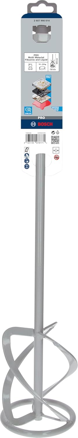 Bosch Professional Rührkorb (Korb-Ø: 120 mm, Mischmenge: 10-25 kg, Zubehör Bohrmaschine) Ø 120 mm M1