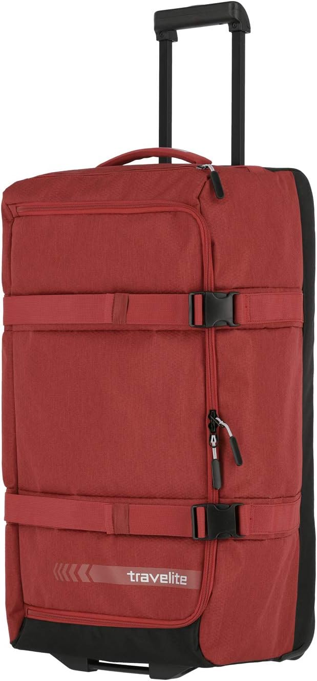 Travelite Trolley Reisetasche Grösse L, 006910-10, 68 cm, 65 Liter, Rot & grosse Reisetasche Grösse