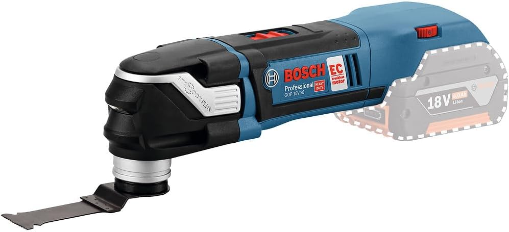 Bosch Professional 18V System Akku Multi Cutter GOP 18V-28 (Oszillationswinkel: 1,4°, ohne Akkus und