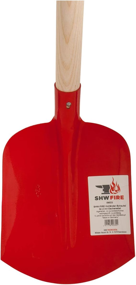 Holländer Garten Schaufel, robuster Spezialstahl, 130cm Holzstiel aus Esche von SHW-FIRE