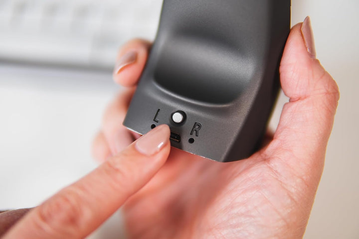 BakkerElkhuizen DXT 2 Precision Mouse, Ergonomische Kabelgebundene Präzisionsmaus, Rechts- und Links