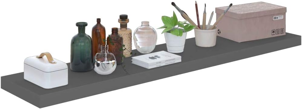 FIRBNUS 2 STK. Floating Wall Shelf 120x23,5x3,8 cm HĂ€ngeregal Schweberegal Wandregale Regale Regalbo