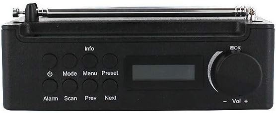 Metronic DAB Radio (DAB+ ,UKW, portabel, Blockdesign), Schwarz, 477231, Schwarz