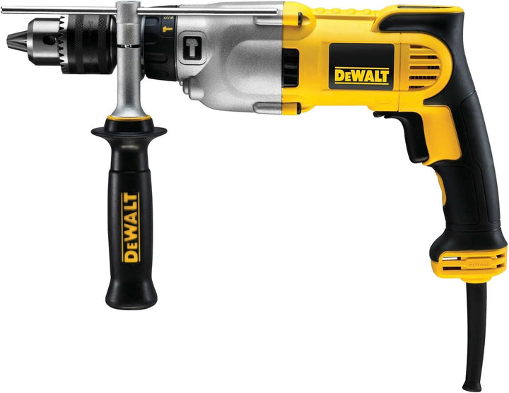DeWalt Diamant-Bohrmaschine (1,300 Watt, zwei-Gang, extrem robust, 16 mm Vollmetall-Zahnkranzbohrfut
