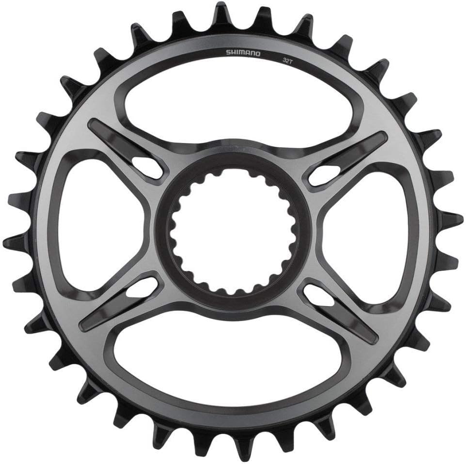 SHIMANO Unisex Erwachsene Kettenblatt 28D M9100 XTR (38/28) 12V, Mehrfarbig