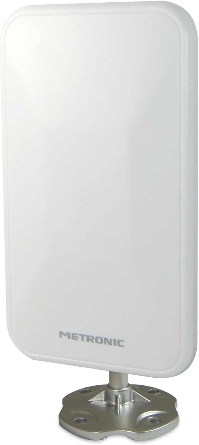 Metronic 415981 Aussenantenne XP 94 4K Dab+ UHD Compact DVBT/DVT2 Schutz 5G - weiss XP 94 4K Dab+ UH