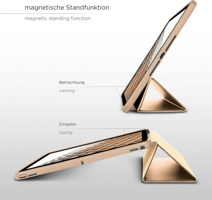 ONEFLOW Hülle kompatibel mit iPad 7 / iPad Air 3 (2019) - Dünne Schutzhülle mit Ständer und Auto Sch