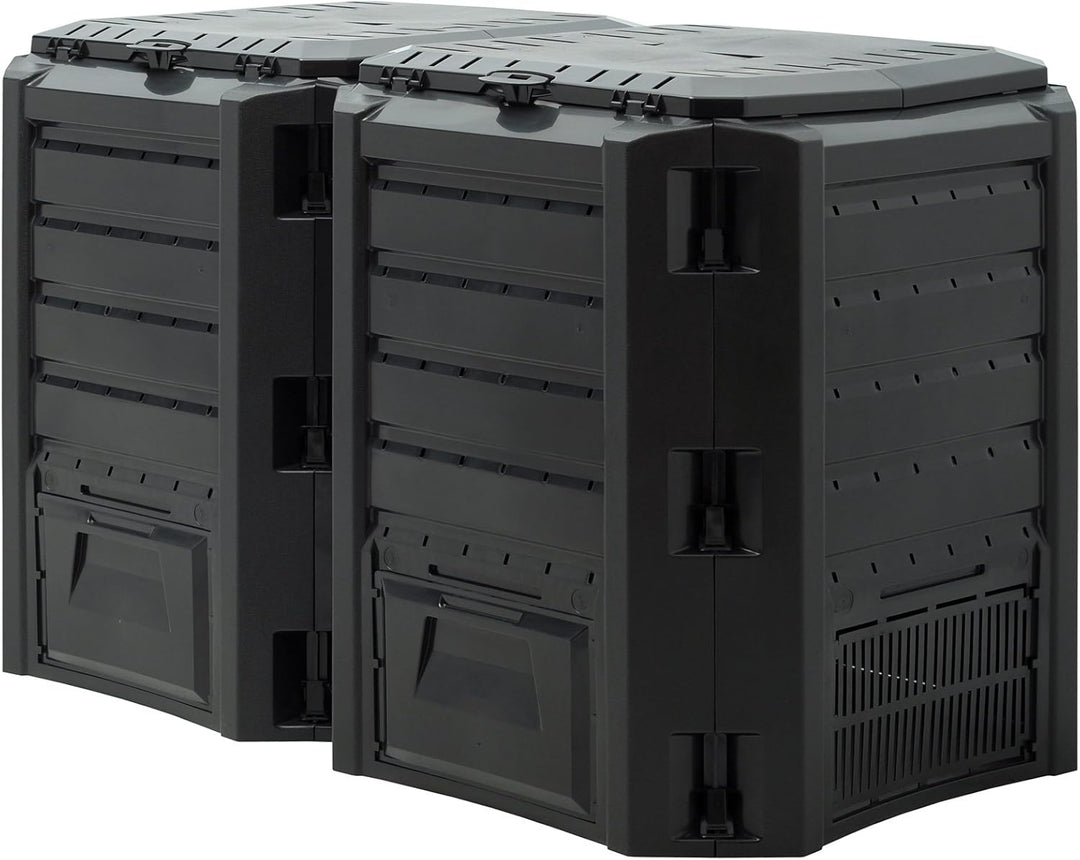 Komposter 380L Weitere Grössen: 800L 1200L 1600L Einzelmodul: 72 x 72 x 83cm witterungsbeständig Dec