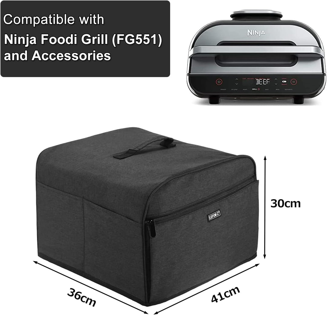 LEFOR·Z Staubschutz, kompatibel mit Ninja Foodi Smart XL Grill (FG551) und Zubehör, wasserabweisende