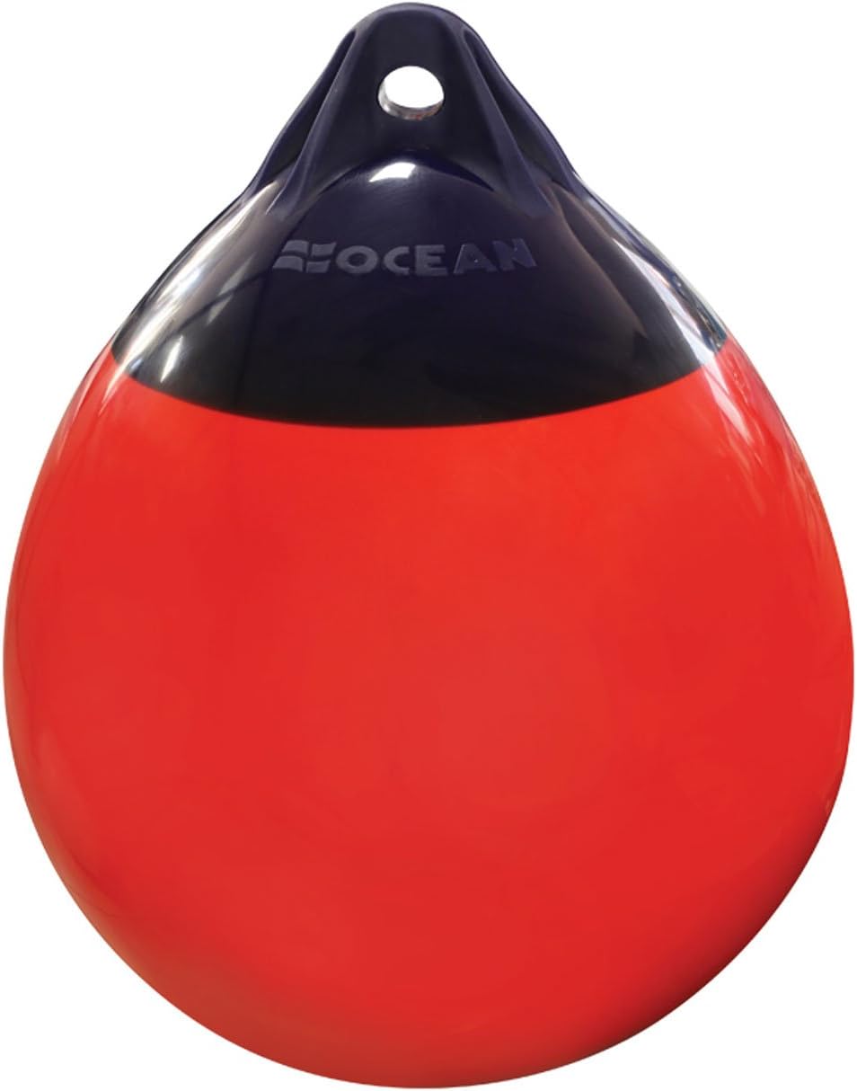 Ocean Fender rund - blau/weiss Rot/Blau R4 (Ø 52 x 68cm), Rot/Blau R4 (Ø 52 x 68cm)