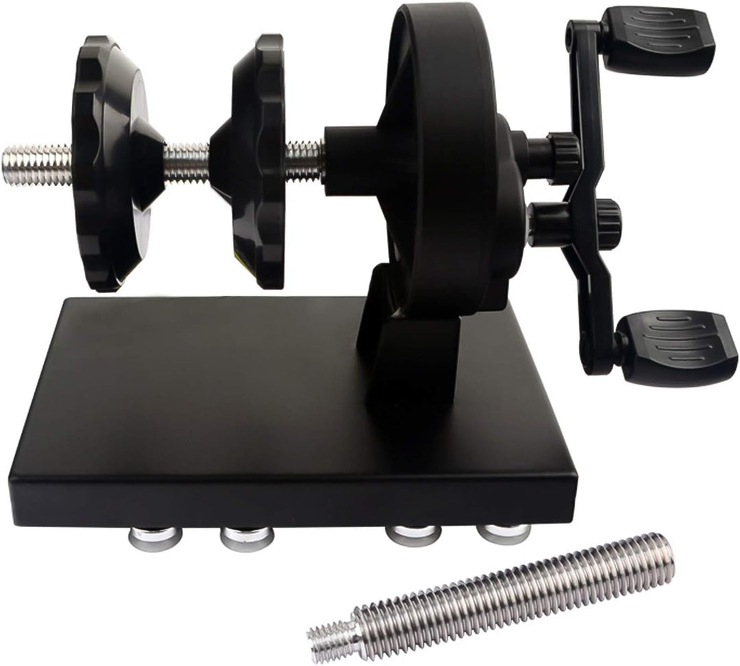 Angelschnurwickler, Tragbare Spinnrolle Angelschnur-Aufwickelmaschine Mit Saugnapf Schwarz, Schwarz